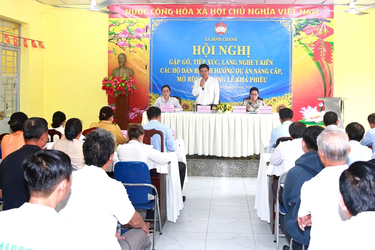605 hộ ở Bình Chánh nhận hơn 3.038 tỉ đồng bồi thường dự án mở rộng quốc lộ 1  - Ảnh 1.