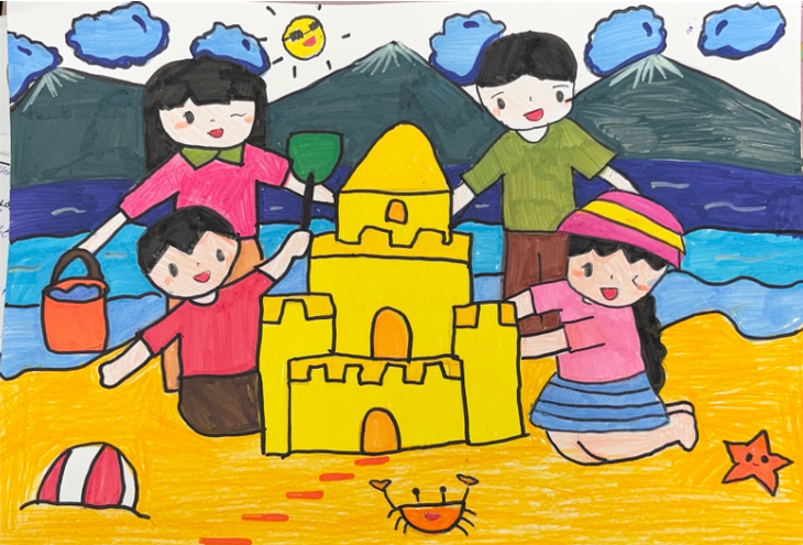 Mỗi bức tranh của trẻ em gửi gắm thông điệp bảo vệ mắt cho thế hệ tương lai - Ảnh 2.