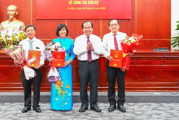 Điều động, bổ nhiệm 3 hiệu trưởng giữ chức phó giám đốc sở ở Cà Mau - Ảnh 1.