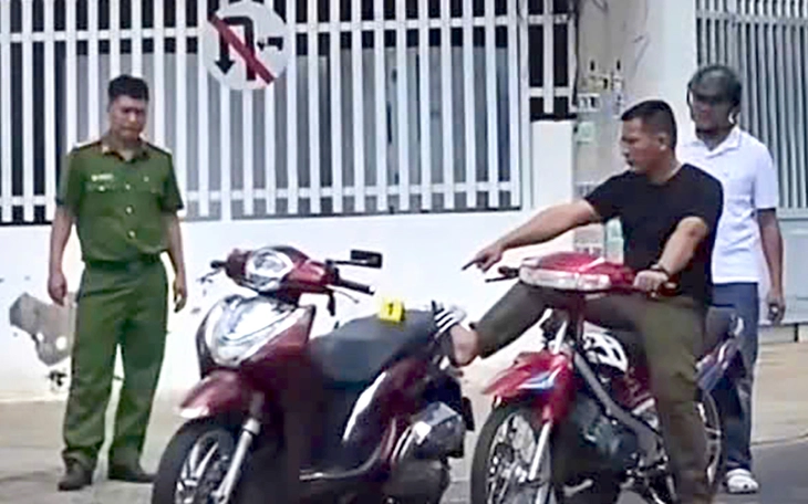 Đắk Lắk bắt giam người đạp ngã xe chồng cũ bạn gái rồi bỏ đi - Ảnh 2.