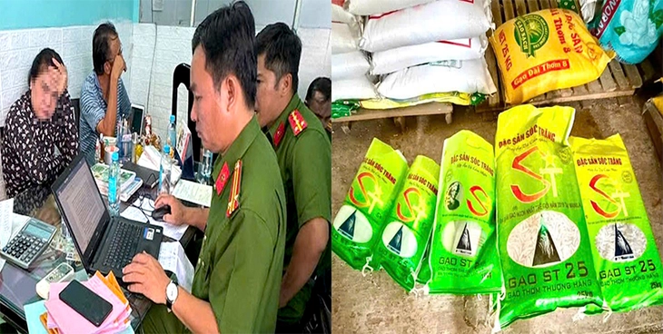 Vụ ‘hô biến’ gạo không rõ nguồn gốc thành gạo ST25 ở An Giang: Địa phương siết chặt kiểm tra - Ảnh 1.