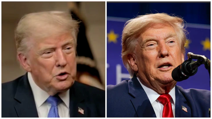 Ông Trump xuất hiện với mái tóc gây nhiều sự chú ý tại Las Vegas, dân mạng khen 'lão hóa ngược' - Ảnh 2.