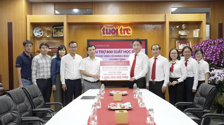 Agribank Phú Nhuận tài trợ 1 , 6 tỉ đồng cho học bổng Gieo mầm tri thức 2026 - Ảnh 1.