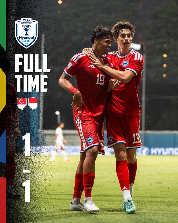 Trận đấu Singapore - Indonesia 2026: Ai sẽ giành vé vào bán kết ASEAN Cup? - Ảnh 1.