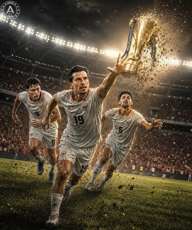 Tràn ngập ảnh chế khi tuyển Indonesia bị loại khỏi ASEAN Cup 2026 - Ảnh 4.