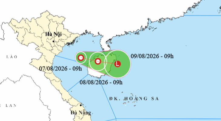 Áp thấp nhiệt đới vừa hình thành ở vịnh Bắc Bộ, bão Dolphin đang quét qua Okinawa, Nhật Bản - Ảnh 1.