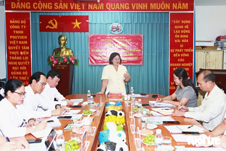 Phó bí thư Thành ủy TP.HCM Văn Thị Bạch Tuyết: Nỗ lực trong sinh hoạt Đảng và chăm lo công nhân là điều đáng quý - Ảnh 1.
