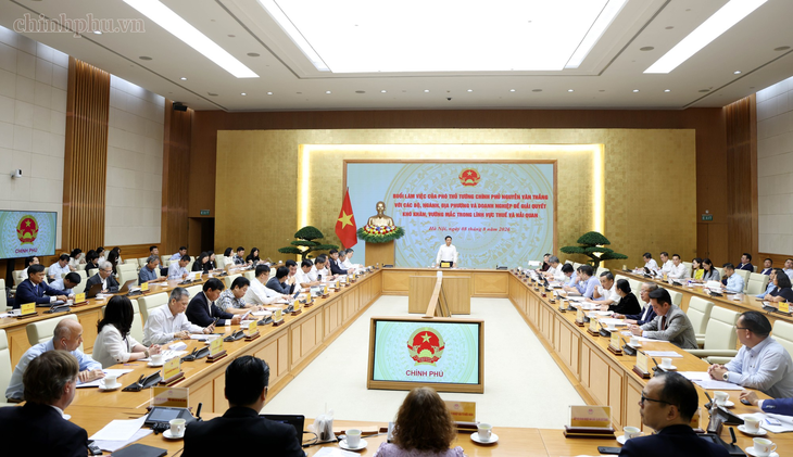 Phó thủ tướng gỡ vướng thuế, hải quan, yêu cầu không để doanh nghiệp đi lòng vòng - Ảnh 1.