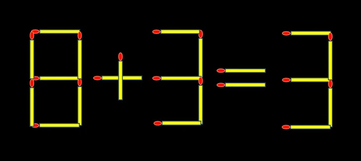 Thử tài IQ: Di chuyển một que diêm để 5-32=8 thành phép tính đúng - Ảnh 2.
