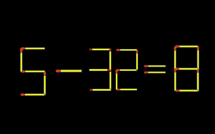 Thử tài IQ: Di chuyển một que diêm để 21-8=2 thành phép tính đúng - Ảnh 7.