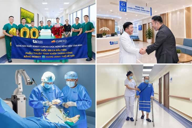 ‘Robot AI thay khớp’ của Bệnh viện Tâm Anh vượt mốc 100 ca khó  - Ảnh 1.