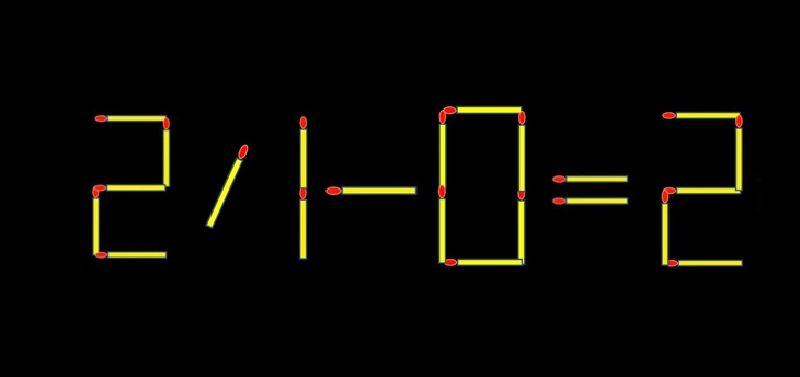 Thử tài IQ: Di chuyển một que diêm để 21-8=2 thành phép tính đúng - Ảnh 1.