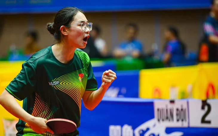 Xác định 2 trận chung kết đầu tiên của môn bóng bàn Đại hội Thể thao toàn quốc 2026 - Ảnh 2.