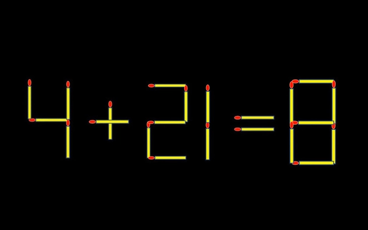 Thử tài IQ: Di chuyển một que diêm để 8+21=7 thành phép tính đúng - Ảnh 7.