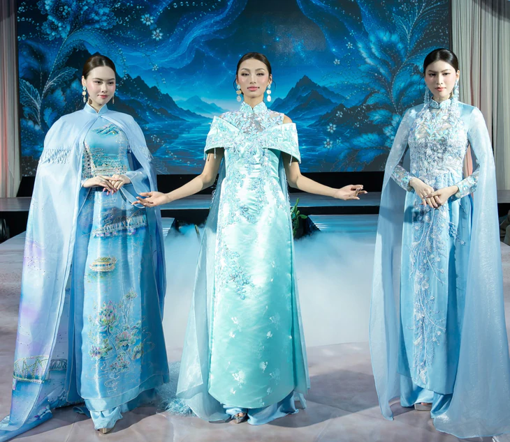 Trần Thiện Khánh đưa hình bóng mẹ vào áo dài - Ảnh 3.