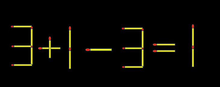 Thử tài IQ: Di chuyển một que diêm để 3+13=7 thành phép tính đúng - Ảnh 1.