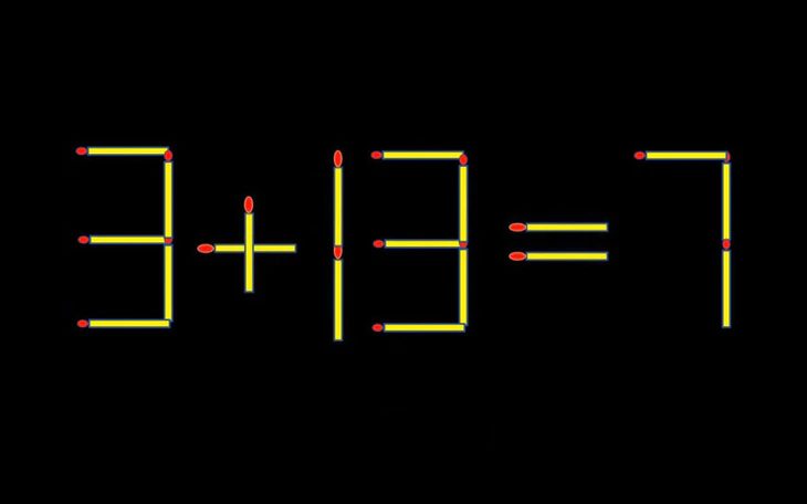 Thử tài IQ: Di chuyển một que diêm để 3+7=4 thành phép tính đúng - Ảnh 7.