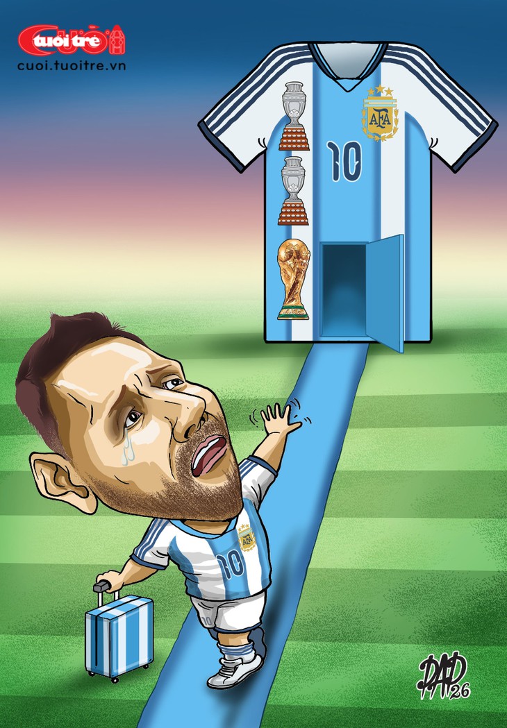 Messi đã trả lại áo số 10 cho Argentina - Ảnh 1.