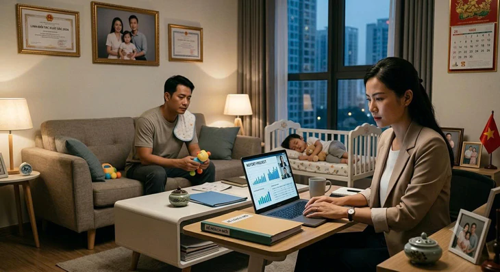 'Đàn ông mà để vợ nuôi': Vợ kiếm tiền hơn chồng, sợ mái ấm lung lay? - Ảnh 1.