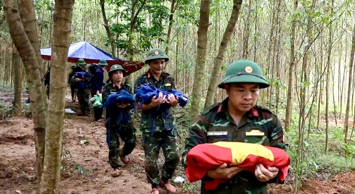 Phát hiện 27 hài cốt liệt sĩ, trong đó có 5 mộ tập thể tại Thành cổ Quảng Trị trong một tháng - Ảnh 2.