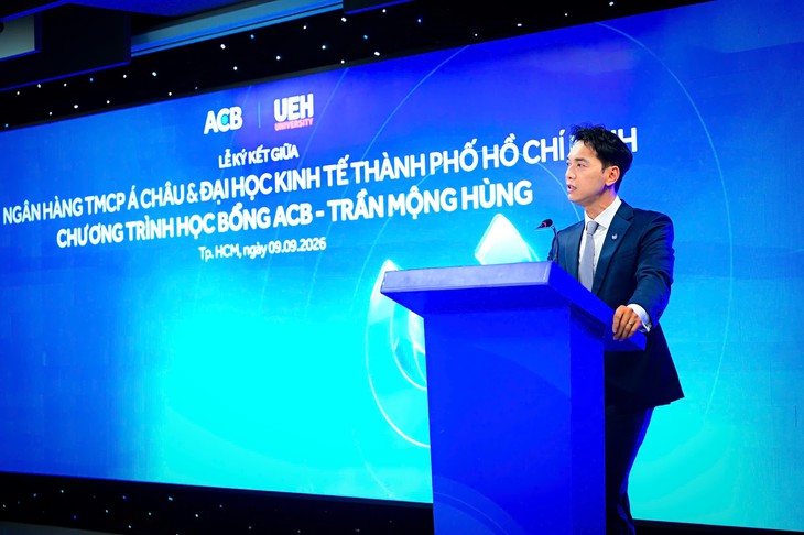 ACB và UEH khởi động Học bổng ACB - Trần Mộng Hùng - Ảnh 3.