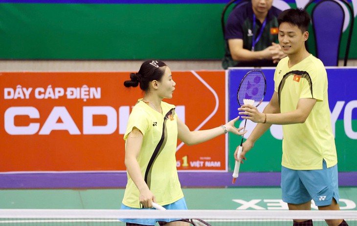 Đôi nam nữ của Việt Nam thắng 'sốc' hạt giống số 3 tại Vietnam Open - Ảnh 4.