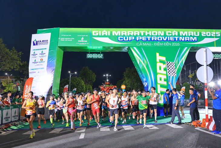 7.000 VĐV tham dự Giải chạy Marathon Cà Mau 2026 - Ảnh 1.