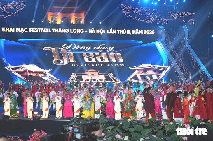 Festival Thăng Long - Hà Nội lần thứ II khai mạc mãn nhãn - Ảnh 1.