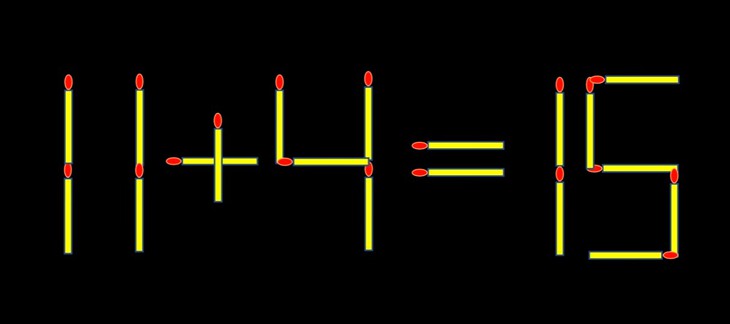 Thử tài IQ: Di chuyển một que diêm để 1+3=18 thành phép tính đúng - Ảnh 1.