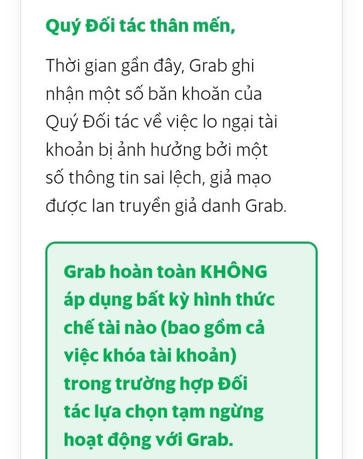 Tài xế Grab có quyền tắt ứng dụng nhưng chú ý đến cuốc xe ảo - Ảnh 2.