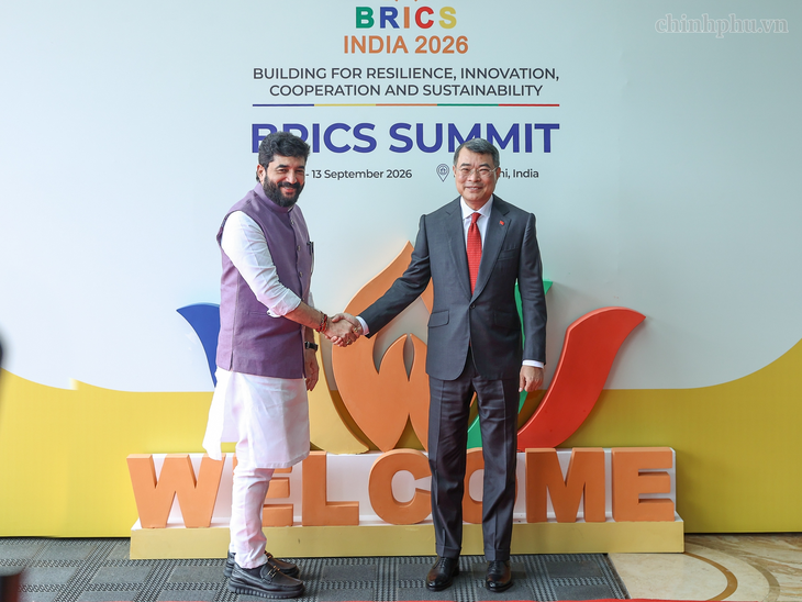 Thủ tướng Lê Minh Hưng đến Ấn Độ, bắt đầu dự Hội nghị thượng đỉnh BRICS - Ảnh 3.