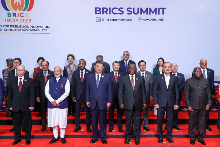 Thủ tướng Lê Minh Hưng dự Phiên thảo luận Hội nghị thượng đỉnh BRICS tại Ấn Độ - Ảnh 2.
