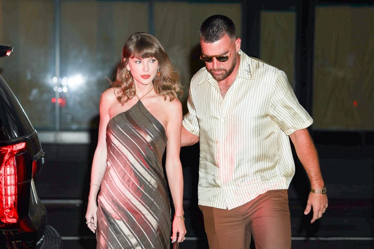 Travis Kelce nói về việc kết hôn với Taylor Swift: 'Hơn cả những gì tôi mơ ước' - Ảnh 1.