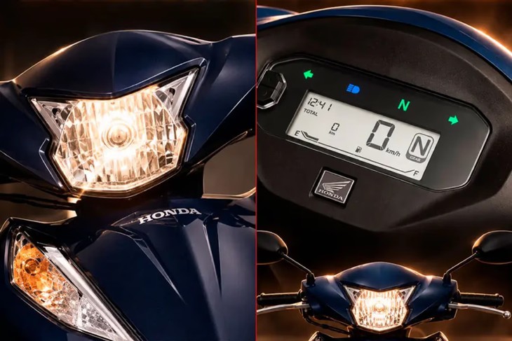 Honda có xe số lạ đời: Dáng như Wave, phanh bằng hai tay như xe ga - Ảnh 4.