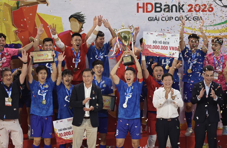CLB Thái Sơn Bắc giành cú đúp danh hiệu trong năm 2026 - Ảnh 1.