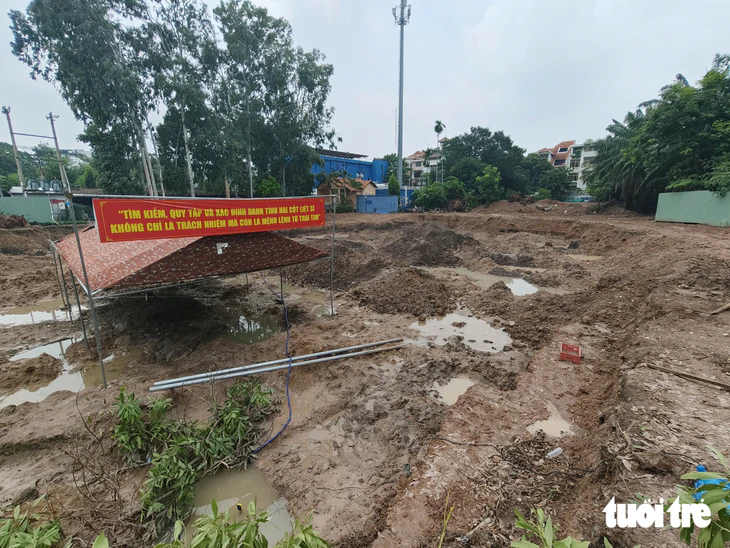 Việc tìm hài cốt liệt sĩ ở công viên Lê Thị Riêng hiện nay ra sao? - Ảnh 1.
