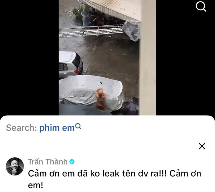 Bị quay lén phim Tết, Trấn Thành nói đúng một câu khiến người đăng tự xóa clip  - Ảnh 2.