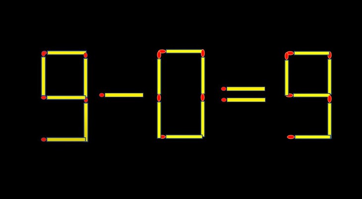 Thử tài IQ: Di chuyển một que diêm để 9-8=5 thành phép tính đúng - Ảnh 1.