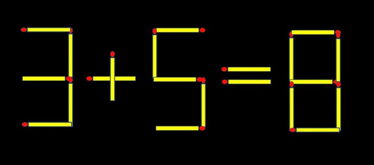 Thử tài IQ: Di chuyển một que diêm để 9-8=5 thành phép tính đúng - Ảnh 1.