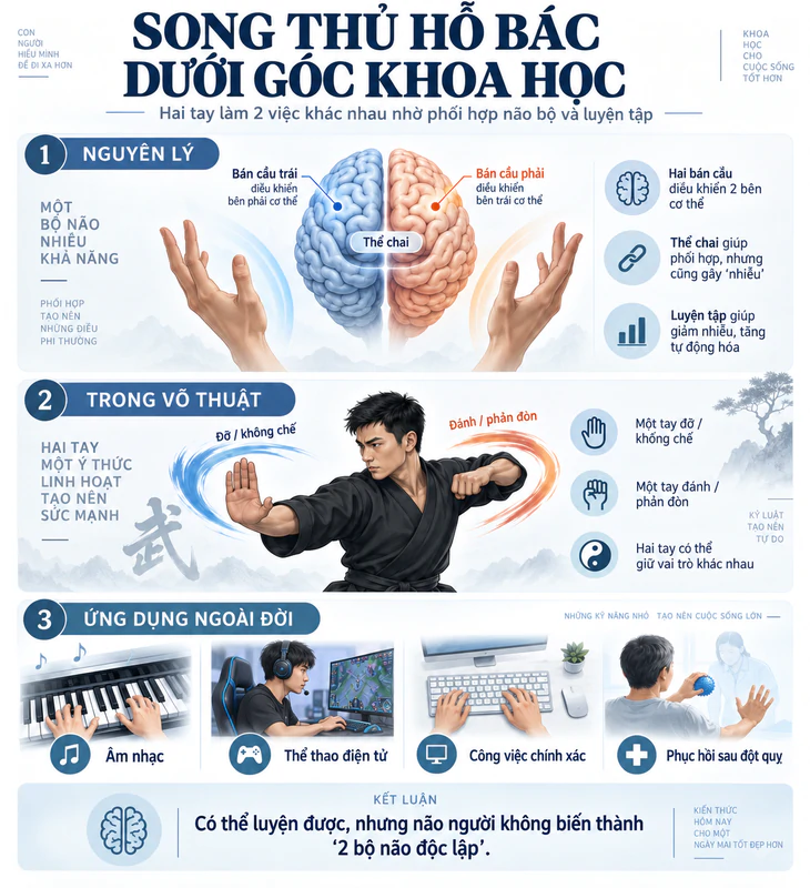 Môn võ 'tay trái vẽ hình vuông, tay phải vẽ hình tròn' của Kim Dung hóa ra có thật - Ảnh 3.