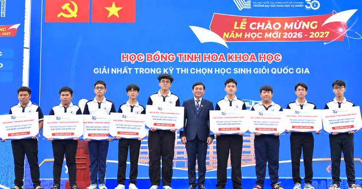 Tài năng Olympic, Olympia, thủ khoa cùng hội tụ ở Trường đại học Khoa học tự nhiên TP.HCM - Ảnh 1.