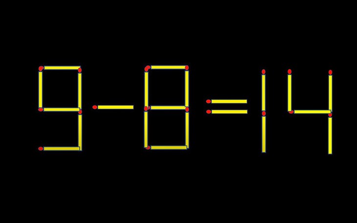 Thử tài IQ: Di chuyển một que diêm để 8+6=6 thành phép tính đúng - Ảnh 7.