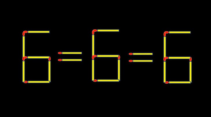 Thử tài IQ: Di chuyển một que diêm để 6-8=6 thành phép tính đúng - Ảnh 1.