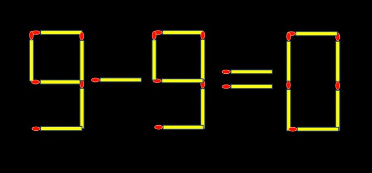 Thử tài IQ: Di chuyển một que diêm để 6-8=6 thành phép tính đúng - Ảnh 1.