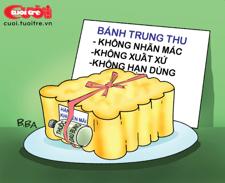 Bánh trung thu dỏm - Ảnh 1.