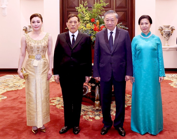 Tổng Bí thư, Chủ tịch nước Tô Lâm chủ trì chiêu đãi Nhà vua Thái Lan và Hoàng hậu - Ảnh 1.