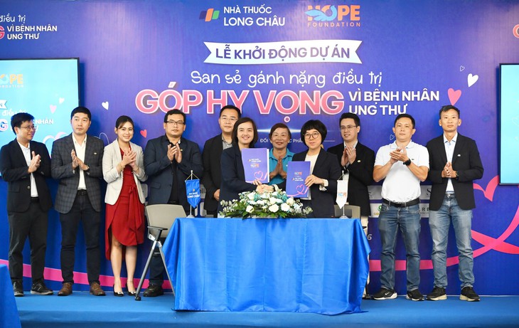 Long Châu, Quỹ Hope tiếp sức bệnh nhân ung thư, san sẻ gánh nặng điều trị - Ảnh 1.