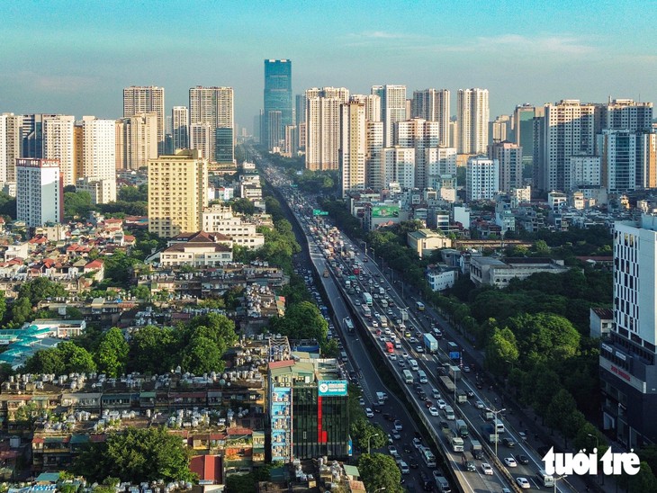 Cục CSGT đề xuất bỏ làn khẩn cấp đường vành đai 3 trên cao, hạ tốc độ khai thác - Ảnh 1.