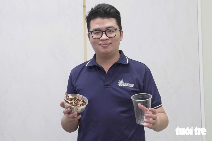 Vỏ trái cây tưởng bỏ đi, BioWraps thành bao bì sinh học - Ảnh 3.