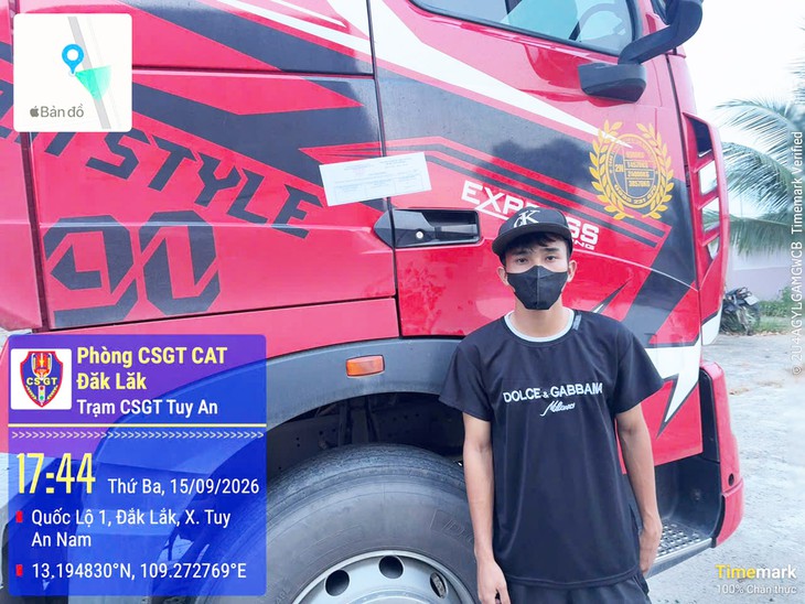 18 tuổi chưa có bằng vẫn lái đầu kéo, chạy quá tốc độ ở Đắk Lắk - Ảnh 1.